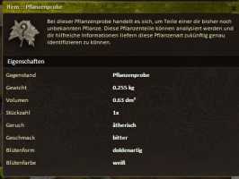 Pflanzenprobe Sanicula erfolgreich identifiziert