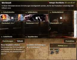 Werkstatt innen