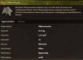 Pflanzenprobe Andorn identifiziert